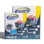 FRESHENGO Laundry Detergent Pods for Washing Machine 4 in 1 Benefits Tackle Odors Fights Daily Stains Softens and Brightens the Cloth
