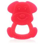 Aditi Toys Soft Silicone Teether for 6 to 12 Months, Non Toxic BPA Free Teething Toy for Babies with Textured Surface for Soothing Gums, 100% Food Grade Dog Shape Teether for Babies.