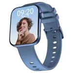 Crossbeats ignite Spectra max Super Retina AMOLED Always on Display Smartwatch, 1.81 Inch Smart Watch, AI ENC BT Calling, Crown Controls, 250+ Watch Faces, 150+ Sports Modes Blue