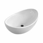 PARRYWARE VIBGYOR Series Table Top WASH BASIN (White) | 550x360x180mm, Oval | Ceramic Basin/Sink for Bathroom, Living Room | Table / Counter Top | C042K1C