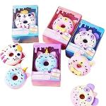 Topgifties Donut Eraser for Kids ;Boys & Girls ; Non-Toxic ;Designer Eraser ; 7 cm Size ; Return Gift Set ;Best Stationary Item; Multicolor Pack of 3