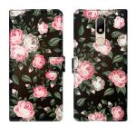 HANIRY FLIP COVER FOR Moto M flip cover | XT1663 flip cover | Black Rose