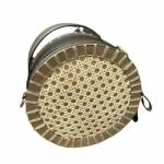 Smitam Gold Jute Stylish Sling Bags for Women