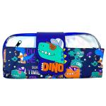 Samvardhan Stationery Pouch/Pencil Pen Case for Girls Kids/Big Capacity Pencil Pouch Cute Soccer Stationery Bag Organizer for School Office Supplies Students Chirldren Gift (Dino)