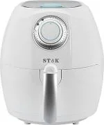 SToK 1350 W Air Fryer With Double Layer Grill, 2.6L, White