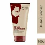 Qraa Men De-Tan Cleanser / Wash For Men For Skin Lightening/Brightening, 100 g with clove oil