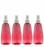 Harsh Pet Environment Friendly Plastic Transparent Oil Mist Spray Bottle - 200 ml (pack of 4)