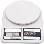 Snora Digital Kitchen Weighing Scale 0.1Gm To 10 Kg Portable Weighting Machine For Home Electronic Food Weight Machine Lcd Black Display Measuring Cooking Vegetable Fruit Food Weighing Machine (Pack of 1)
