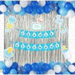 Untumble Baby Boy Cradle Ceremony Foil Kit ( Pack of 58 pcs)