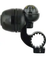 The Morning Play Black Plastic Bicycle Navigation Direction Finder Handel Bar with Compass Bell