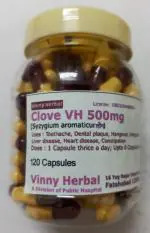 Clove DH Herbal Supplement Capsules 120 Caps Jar - DoctorKC Herbal