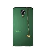 Casotec Music Design Printed Silicon Soft TPU Back Case Cover for Micromax Canvas Xpress 2 E313