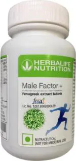 Herbalife Nutrition Male Factor Plus Fenugreek Extract Tablets For Men Power, 60 No