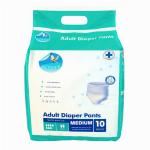 Glider Adult Diaper Pull Ups MEDIUM - Pant Style (29-41 inch, 75-105 cm) 10 Pcs