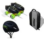 Jaspo Green Hyper X Dual Shoe Skate combo 7 UK