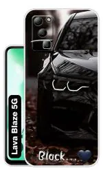 Snazzy Multicolor Silicon Shock Proof Back Cover for Lava Blaze 5G