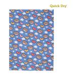 Quick Dry Vibro Print Baby Bed Protector - BLUE PANDA SMALL 50cm x 70cm| | Waterproof| | Mattress Protector| | Skin Sensitive| | Breathable| | Reusable| | Washable