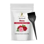 Herb Swift Full Body Wax 10 Minutes Herbal Hair Removal Wax Rose wax Powder Easy to use at home, No chemicals - No Irritation, No Skin rashes for Women and Girls -100 GM (Bikini Wax Powder with brush - Pack of 1)