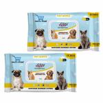 The DDS Store Pet Wipes Dog Cleaning Wipes Effective Pet Wipes for Dogs and Cats Friendly Deodorizing Dog Wipes for Cleaning Face Butt Eyes Ears Paws 6