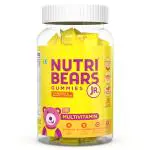 NutriBears Multivitamin Gummies for Kids (30 Gummy Bear, Strawberry & Orange Flavour) Vitamin C, D, & Zinc for Immunity, Supports Daily Wellness, Low in Sugar, USFDA Registered Facility