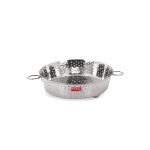 HAZEL Stainless Steel Multipurpose Food & Vegetable Strainer Colander, 1 Pc, 15.5 cm