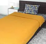 N G Products Soft Warm Fleece Material Single Bed Polar Blanket - Cream (60*90 inches)