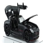 Ktrs Enterprise 1:32 Amg Sls Mercedes-Benz Pullback With Light Model Diecast Gift Toy Car