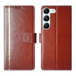 A D Enterprises Brown GP Flip Cover for VIVO Y200E 5G | Magnetic Case | Shock Absorbent | Flip Cover VIVO Y200E 5G