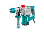 TOTAL Rotary Hammer 1050 W with Three Drills and Two Chisels - TH110286