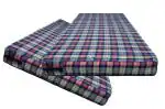 CoverZone Cotton Check Mattress Cover Multicolor