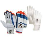 SG Club Batting Gloves Combo (Club Batting Gloves + Club Inner Gloves) - Boys