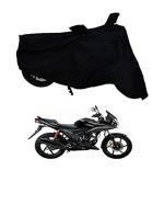 Feelitson Black Non-Water Proof Bike Body Cover With Buckle Belt For Honda Stunner Cbf