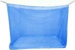 Alozar Blue HDPE - High Density Poly Ethylene Washable Mosquito Net for Double Bed
