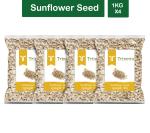 Trinetra Sunflower Seeds 4 kg (1Kg X 4 Pack)