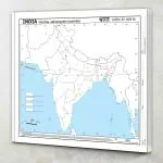 GO WOO BIG - 100 INDIAN POLITICAL OUTLINE MAP FOR SCHOOL | India Political Map: Clear Outline for School Reference