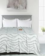 Bsb Home Ultrasoft Flannel Blanket With Burnout Jacquard Weave | 300 GSM Supersoft,Warm,Lightweight & Decorative | Double-90*90 Inches-White