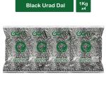 Goshudh Black Urad Dal 4 kg (1Kg X 4 Pack) Chilka Urad Dal