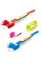 UR-MINE CAPTAIN DOUBLE HOCKEY BRUSH, STAINFREE CLOTH BRUSH, SNOWDROP SINK BRUSH