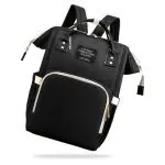 Bembika Polyester Black Diaper Bags
