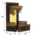 Creata Poojaghar Designer Mandir for home with LED light