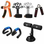 Mapache Gym Equipment King Series Pack of 5 Fitness Combo for Full Body Workout Gym & Fitness Kit