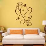 Sticker Studio Vinyl Lord Ganesha Wall Sticker 58 cm X 40 cm