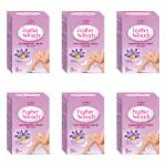 VI-JOHN Women Feather Touch Honey & Saffron Hair Removal Cream 40g Each -(Pack of 6)