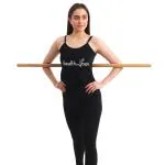 HealthAndYoga StretchNHeal XL Multi-Use Wooden Yoga Stick - XL - 48 Inches