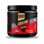 Megagrow Creatine Monohydrate Powder, 250g -Supports Longer Workout & Athletic Performance |Pre/Post Workout Supplement for Muscle Repair & Recovery, Unflavored ||3g Creatine Per Serving-83 Servings