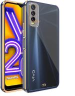 MAMANI Vivo Y20I Blue Silicone Scratch Resistant and Shock Proof Back Case Cover 7.5 x 1 x 16 cm