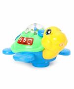 KiddyBuddy Bump & Go Turtle With Music And Light - Multicolor