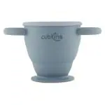 Cubkins Collapsible BPA Free Snack Cup for Above 6 month Baby, Infant and Toddler, Blueberry