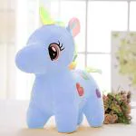 Hug N Feel Soft Toys Blue Cotton Teddy Bear Soft Toy - 32 cm