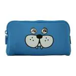 Smily Kiddos Blue Zipper Pencil Case for Boys and Girls